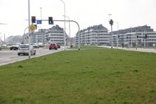 Konferencja prasowa z podpisania umowy na budowę trasy autobusowej na Jagodno.