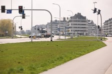 Konferencja prasowa z podpisania umowy na budowę trasy autobusowej na Jagodno.