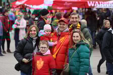 Zdjęcia kibiców z meczu żużlowego Betard Sparta Wrocław - Stal Gorzów, 7 maja 2023 r.
