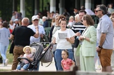 Uczestnicy wyścigów na Partynicach