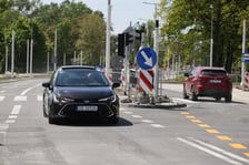 Przejezdny odcinek AWW - Olszewskiego - Mickiewicza