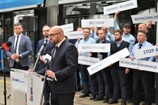 Prezes MPK Witold Woźny.