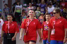 Uczestnicy Biegu Rodzinnego we Wrocławiu