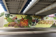 Mural pod Wiaduktem, ul. Popowicka