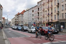 Remont torów na skrzyżowaniu ulic Piłsudskiego i Świdnickiej we Wrocławiu, 29 lipca 2023