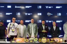 Konferencja prasowa przed walką Usyk vs. Dubois, sierpień 2023