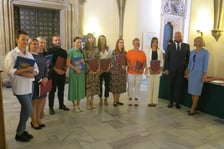 <p>Ślubowanie i&nbsp;wręczenie akt&oacute;w nadania stopnia awansu zawodowego nauczyciela mianowanego z udziałem prezydenta Wrocławia Jacka Sutryka</p>