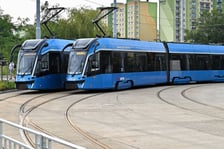 Pierwszy dzień regularnych kursów tramwajów na Nowy Dwór.
