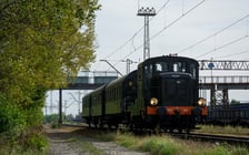 <p>Pociąg retro we Wrocławiu</p>