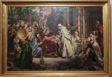 <p>Włostowic sprowadził do Polski także zakon cysters&oacute;w, co uwiecznił na swym obrazie Jan Matejko</p>