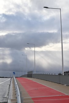 Obwodnica Leśnicy dzień przed otwarciem.