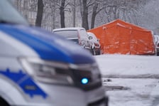 Miejsce zdarzenia na ul. Sudeckiej