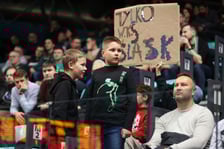 Mecz koszykówki w hali Orbita