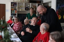 Wigilia w DPS przy ul. Karmelkowej we Wrocławiu