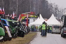 Protest rolników na drogach Dolnego Śląska 9 lutego