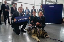 Uroczysta inauguracja połączenia lotniczego pomiędzy Wrocławiem a Helsinkami
