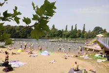 Wrocławianie na kąpielisku Morskie Oko, 30 czerwca 2024