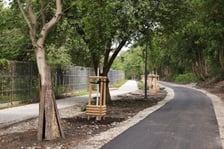 Promenada Krzycka w budowie w lipcu 2024