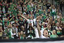 <p>Kibice na meczu Śląsk - Lechia</p>
