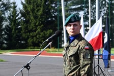 Przysięga wojskowa żołnierzy 10. Wrocławskiej Brygady Łączności