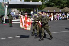 Przysięga wojskowa żołnierzy 10. Wrocławskiej Brygady Łączności