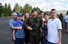 Przysięga wojskowa żołnierzy 10. Wrocławskiej Brygady Łączności