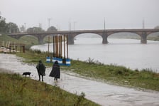 Widok na Odrę we Wrocławiu