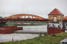 Widok na Odrę we Wrocławiu