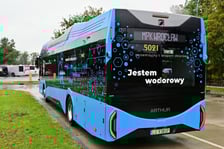 Autobus wodorowy marki Arthur na testach w MPK Wrocław