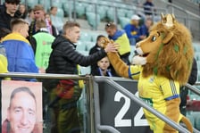 Mecz Ligi Narodów UEFA Ukraina - Czechy na Tarczyński Arenie Wrocław. Zdjęcia kibiców