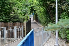 Czerwiec 2025 - przejście łączące Samborską ze Stanisławowską po remoncie