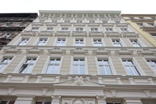 Nowo wyremontowana elewacja ul. Baryckiej 7 we Wrocławiu