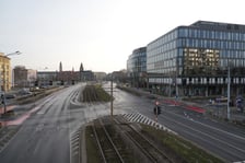 Wrocław w noworoczny poranek wyglądał tak, jakby tu nikt nie mieszkał...
