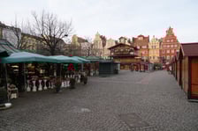 Wrocław w noworoczny poranek wyglądał tak, jakby tu nikt nie mieszkał...