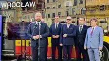 Konferencja prasowa poświęcona dotacji dla MPK Wrocław