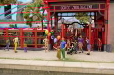 Miniaturowe ZOO w Kolejkowie, makieta