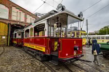 Zabytkowy tabor w Zajezdni Popowice