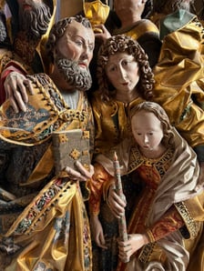 <p>Figury na ołtarzu ze Świdnicy</p>