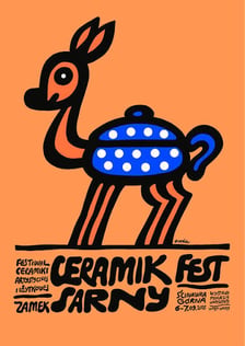 <p>Plakat Tomasza Brody na Ceramik Fest</p>