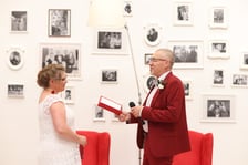 Agnieszka Gil i Piotr Gawałko ślubowali sobie miłość w bibliotece