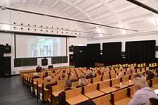 <p>Odnowiona sala wykładowo-kinowa na Politechnice Wrocławskiej</p>