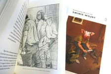 <p>Ilustracja Krzysztofa Ostrowskiego do książki Przemysława Wojcieszka</p>