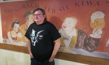 <p>Przemysław Wojcieszek, autor powieści &bdquo;Świnie wojny&rdquo;</p>