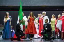 <p>Pr&oacute;by do premiery &bdquo;Włoszki w Algierze&rdquo; Gioacchino Rossiniego w Operze Wrocławskiej</p>