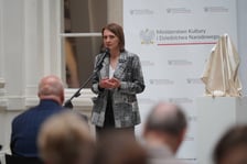 <p>Minister kultury i dziedzictwa narodowego Hanna Wr&oacute;blewska</p>
