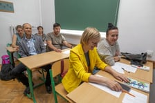Eric Hammes był pod wrażeniem działań CKU na rzecz uchodźców.