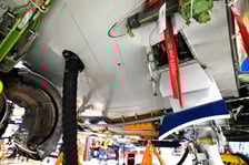 Wroclaw Aircraft Maintenance Services, w skrócie WAMS, czyli wrocławska baza serwisowa Ryanaira. Zdjęcie z 2023 roku