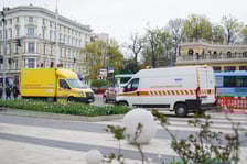 <p>Wykolejenie tramwaju pod Bastionem Sakwowym</p>