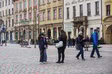 Akcja „Uczniowie listy piszą i wysyłają” na wrocławskim Rynku