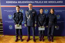 Ślubowanie nowych policjantów we Wrocławiu